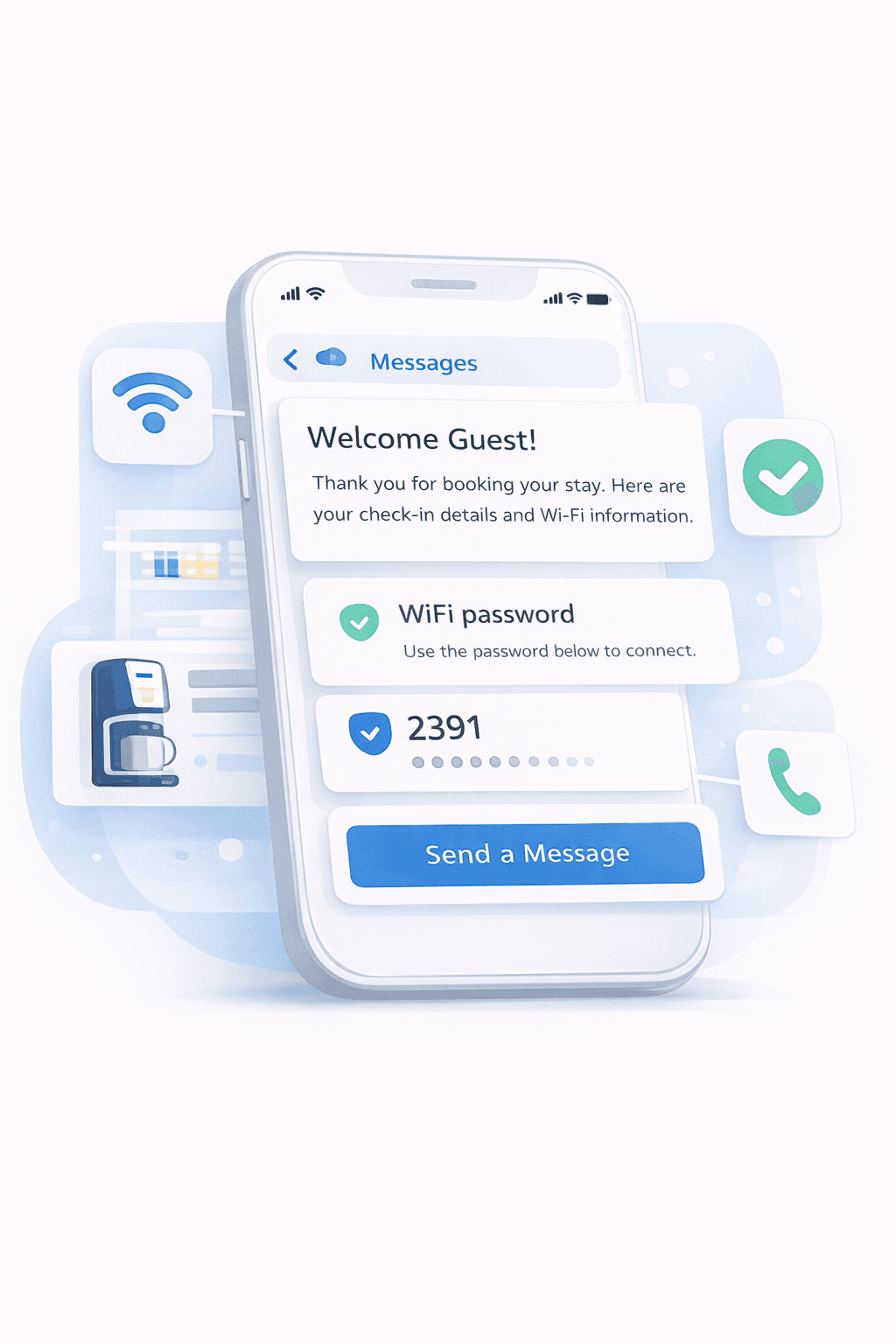 Structured guest communication across properties