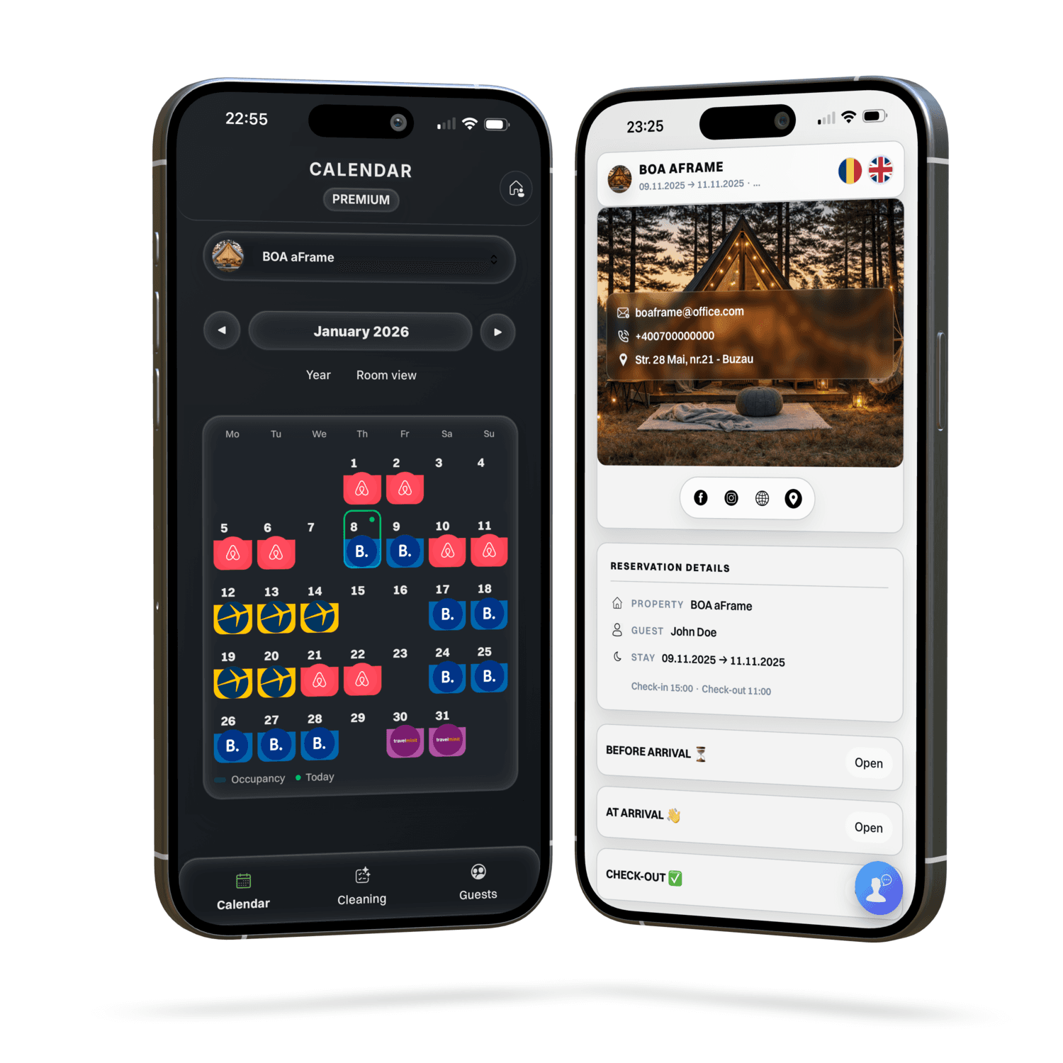 Plan4Host reservation calendar