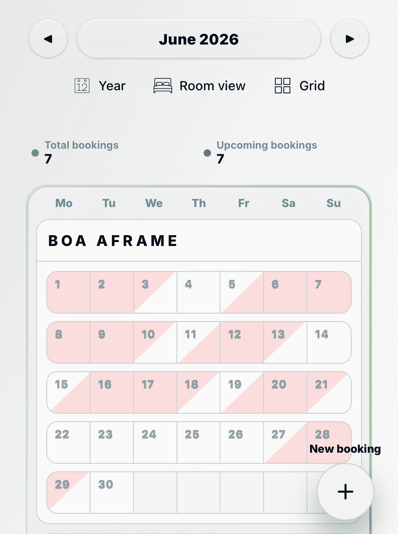 Managing multiple Airbnb properties in one calendar