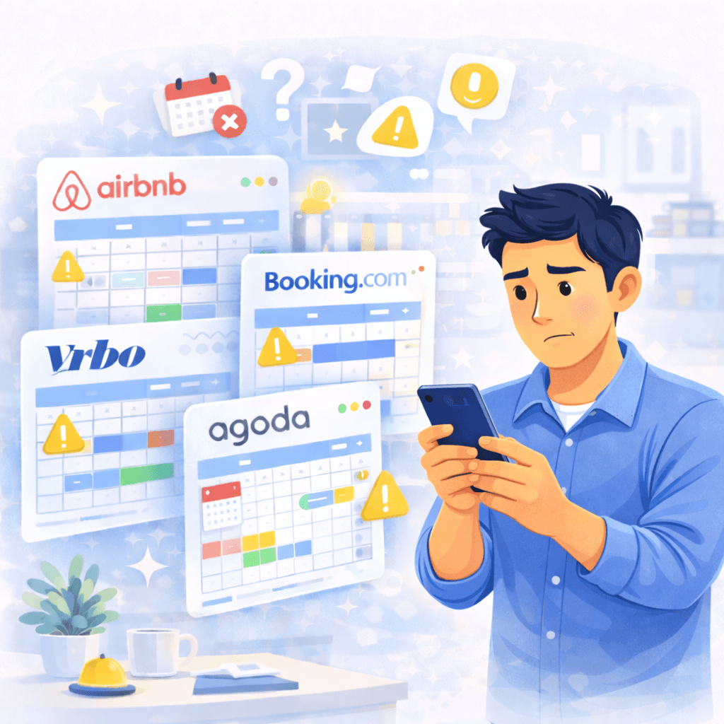 Sync and overlap problems across booking platforms