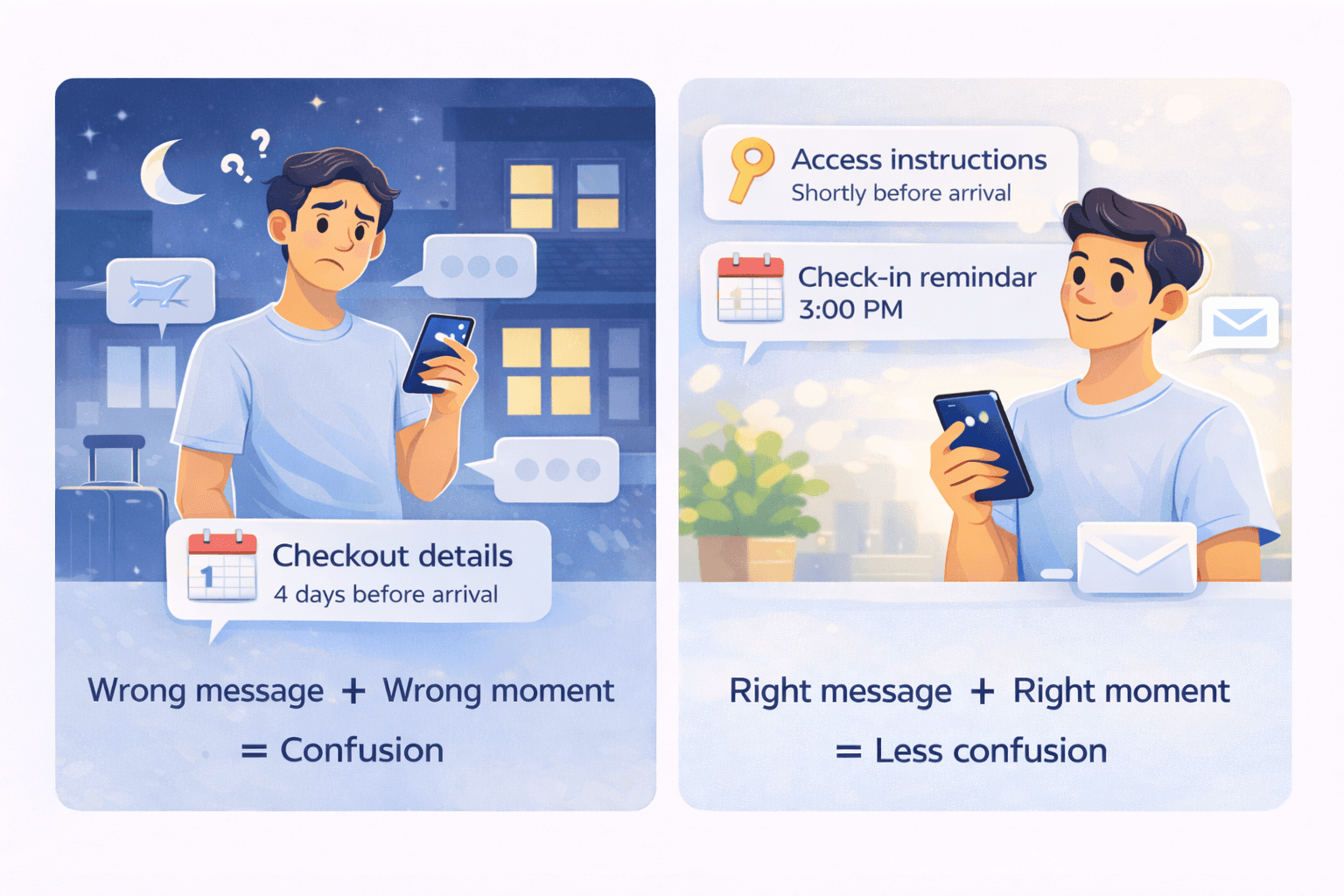 Why timing matters in guest messaging