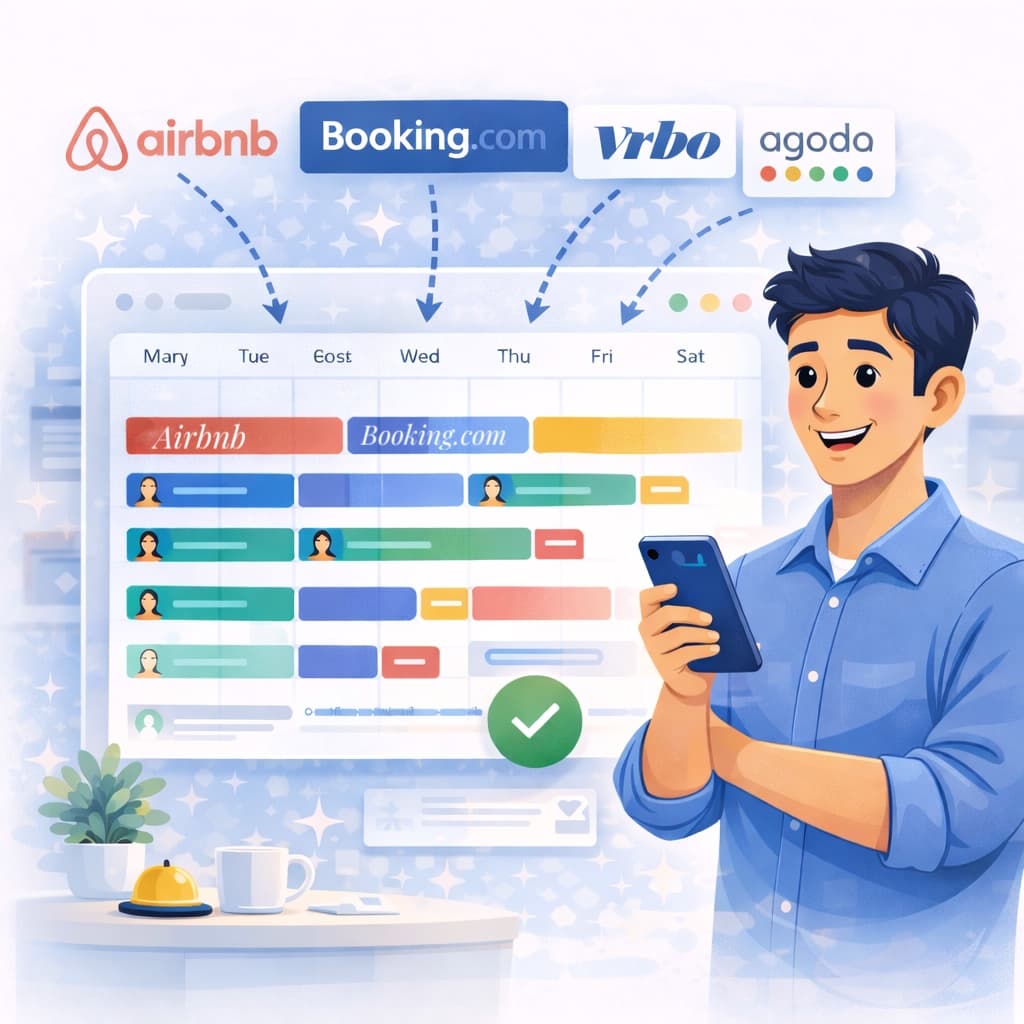 Unified booking calendar view